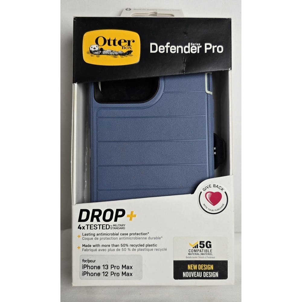 OtterBox DEFENDER Series Case & Belt Holster for Apple iPhone 13 Pro - Baby Blue